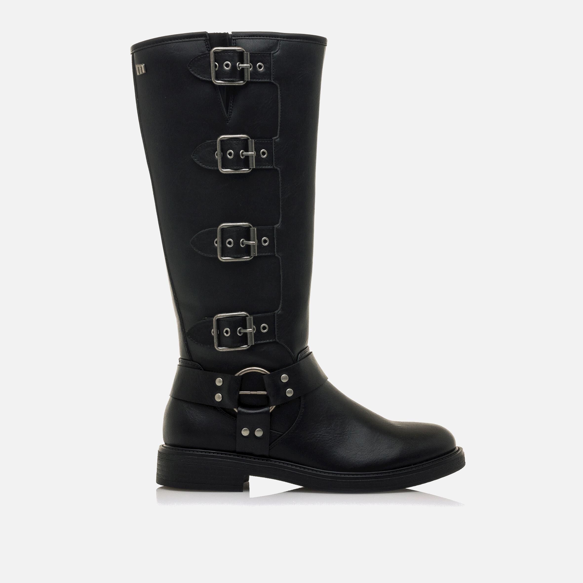 Botas Planas para Mujer Altas Ca a Media Mustang